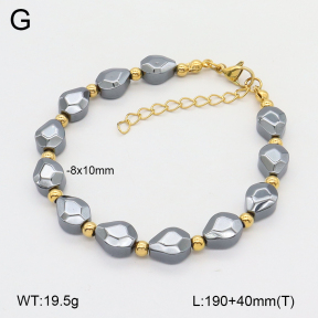 2B2004383bbov-464  Stainless Steel Bracelet