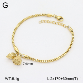 2B2004496bhbl-656  Stainless Steel Bracelet