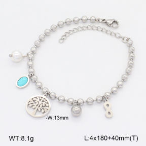 2B3004047bhbl-656  Stainless Steel Bracelet