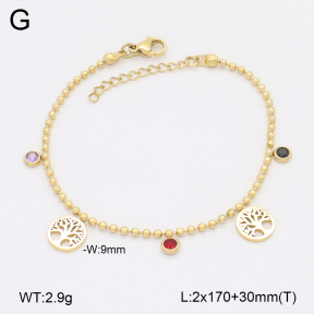 2B4005025bhbl-656  Stainless Steel Bracelet