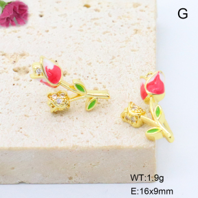 F6E405710ablb-L017  Fashion Copper Earrings