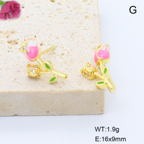 F6E405711ablb-L017  Fashion Copper Earrings