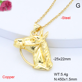 F6N200987avja-L017  Fashion Copper Necklace