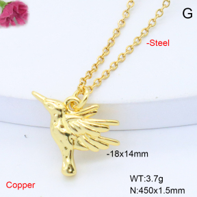 F6N200989vaia-L017  Fashion Copper Necklace