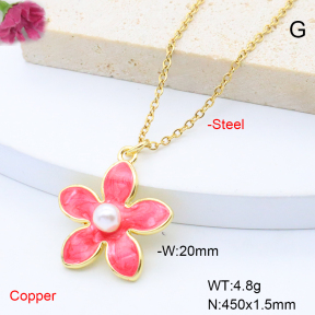 F6N301593avja-L017  Fashion Copper Necklace