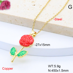F6N301597aajl-L017  Fashion Copper Necklace