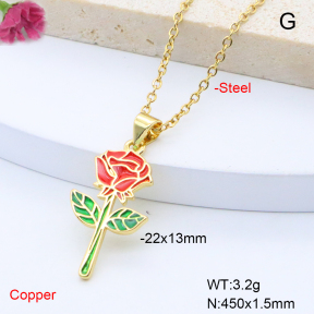 F6N301598avja-L017  Fashion Copper Necklace