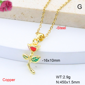 F6N301601avja-L017  Fashion Copper Necklace