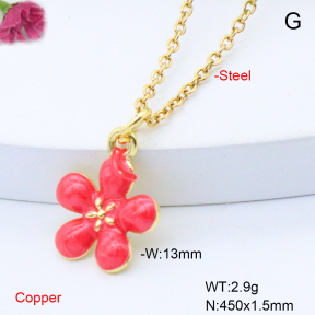 F6N301602avja-L017  Fashion Copper Necklace