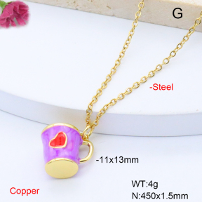 F6N301607vail-L017  Fashion Copper Necklace