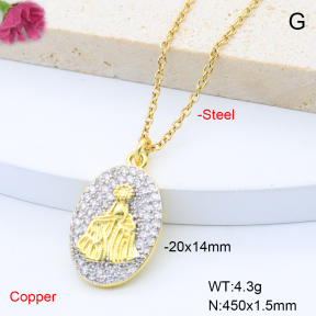 F6N408822vbmb-L017  Fashion Copper Necklace