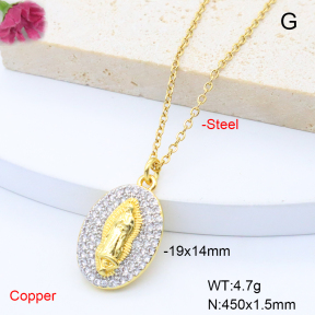 F6N408823vbmb-L017  Fashion Copper Necklace