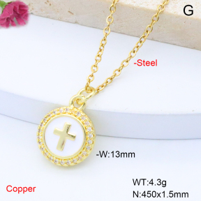 F6N408827vail-L017  Fashion Copper Necklace