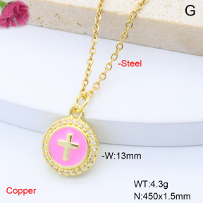 F6N408828vail-L017  Fashion Copper Necklace