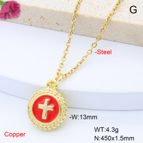 F6N408829vail-L017  Fashion Copper Necklace