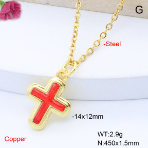 F6N408833vaia-L017  Fashion Copper Necklace