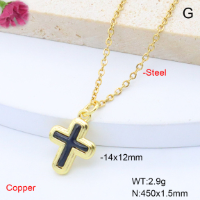 F6N408834vaia-L017  Fashion Copper Necklace
