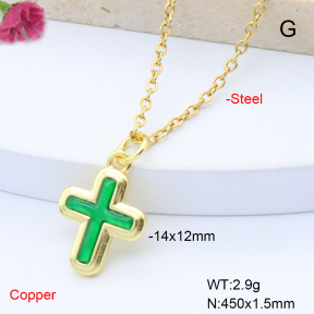 F6N408836vaia-L017  Fashion Copper Necklace