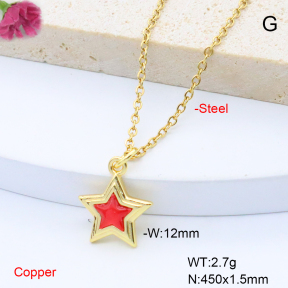 F6N408838vaia-L017  Fashion Copper Necklace