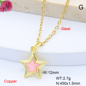 F6N408841vaia-L017  Fashion Copper Necklace