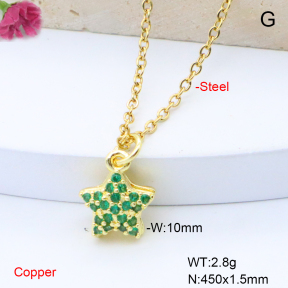 F6N408849vail-L017  Fashion Copper Necklace