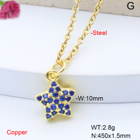 F6N408853vail-L017  Fashion Copper Necklace
