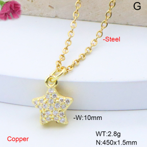 F6N408854vail-L017  Fashion Copper Necklace