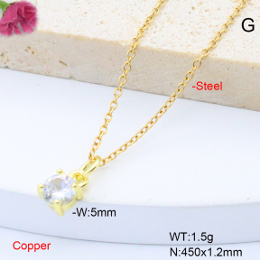 F6N408856aahl-L017  Fashion Copper Necklace