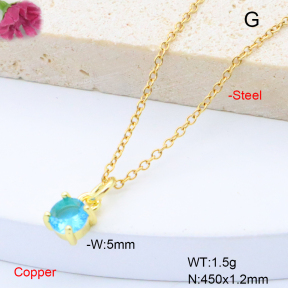 F6N408857aahl-L017  Fashion Copper Necklace