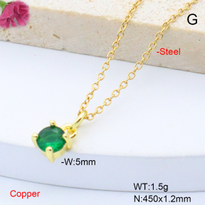 F6N408858aahl-L017  Fashion Copper Necklace