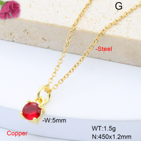 F6N408860aahl-L017  Fashion Copper Necklace