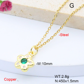 F6N408863vaia-L017  Fashion Copper Necklace
