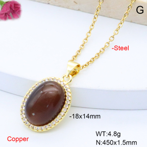 F6N408878aajl-L017  Fashion Copper Necklace