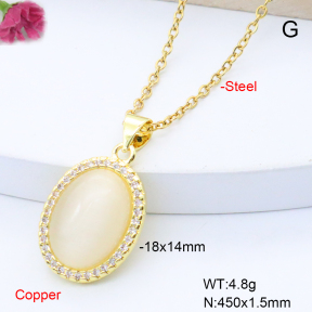 F6N408879aajl-L017  Fashion Copper Necklace
