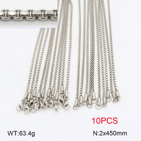 2N2006220aiov-452  Stainless Steel Necklace