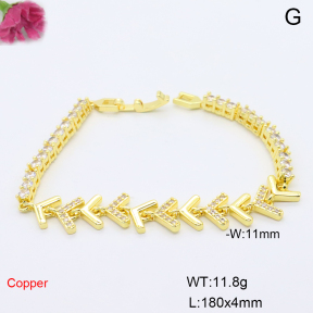 F6B406808bhia-L017  Fashion Copper Bracelet