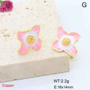 F6E302049ablb-L017  Fashion Copper Earrings