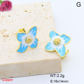 F6E302052ablb-L017  Fashion Copper Earrings