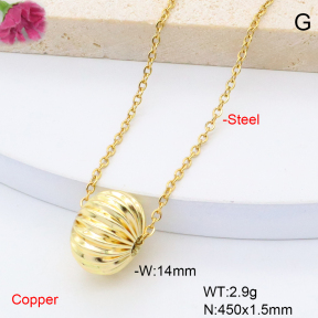 F6N200992aabo-L002  Fashion Copper Necklace