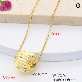 F6N200993aaha-L002  Fashion Copper Necklace
