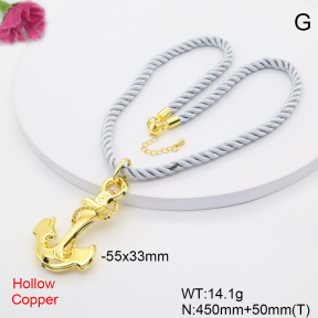 F6N200997bbov-L002  Fashion Copper Necklace