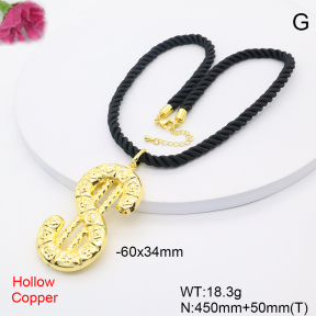 F6N201001bbov-L002  Fashion Copper Necklace