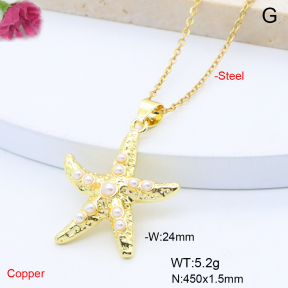 F6N301583avja-L017  Fashion Copper Necklace