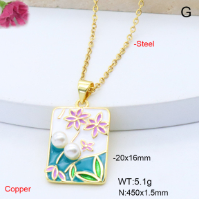 F6N301587aajl-L017  Fashion Copper Necklace