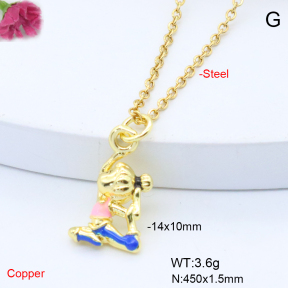 F6N301591vail-L017  Fashion Copper Necklace