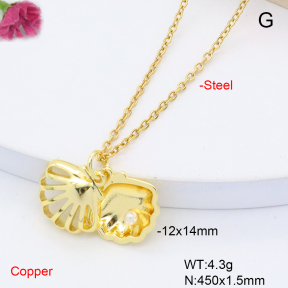 F6N408883avja-L017  Fashion Copper Necklace