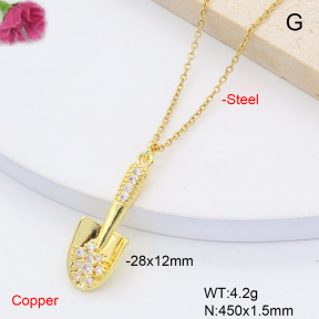 F6N408884avja-L017  Fashion Copper Necklace