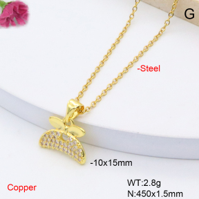 F6N408886vail-L017  Fashion Copper Necklace