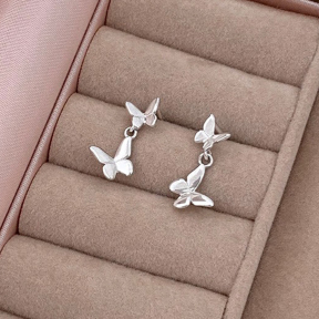 JE8256vivj-Y16  925 Silver Earrings  WT:0.95g  17mm  E1476