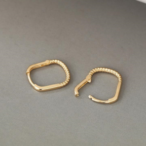 JE8257aijm-Y16  925 Silver Earrings  WT:1.18g  15*2mm  E1505